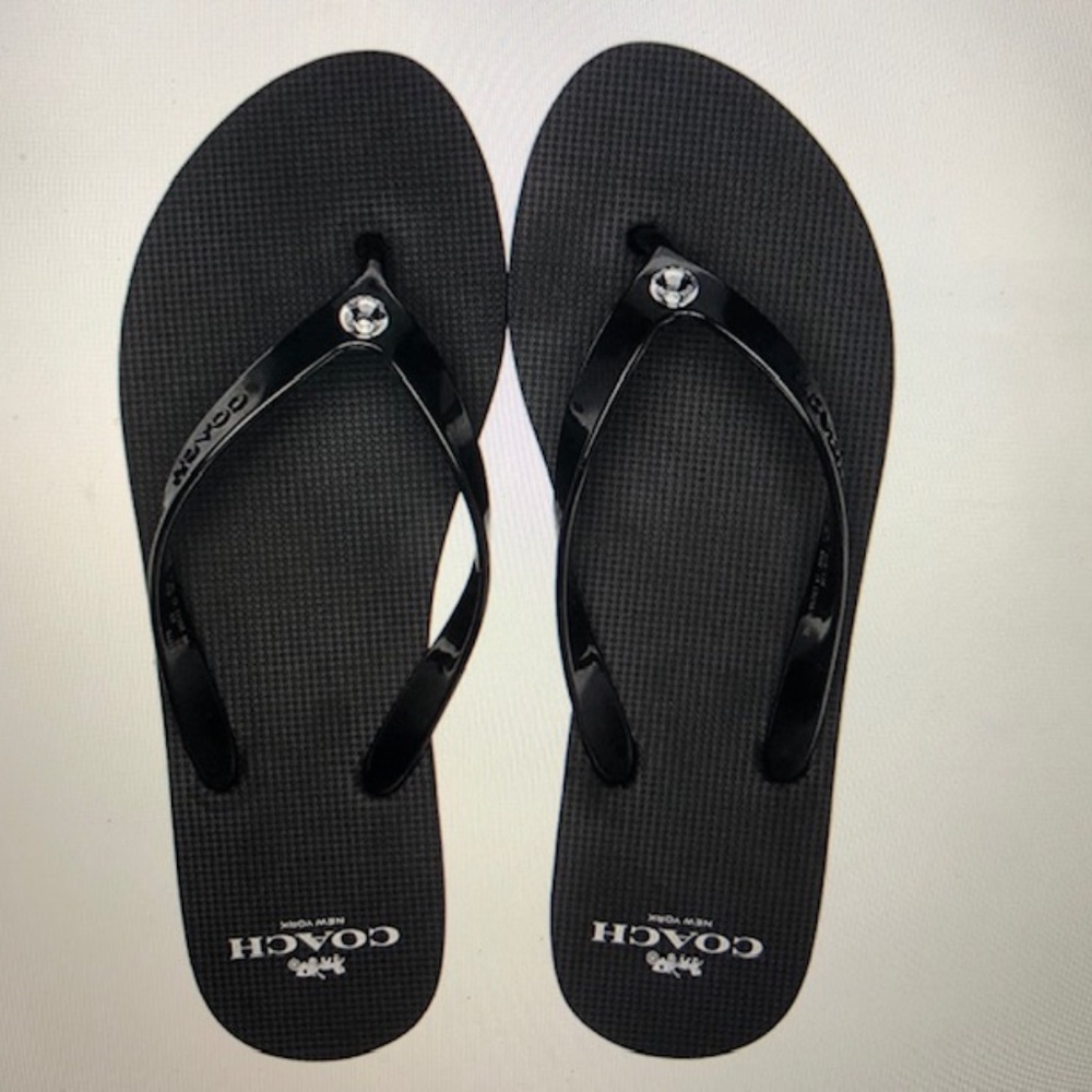 COACH Flip-Flops - Black